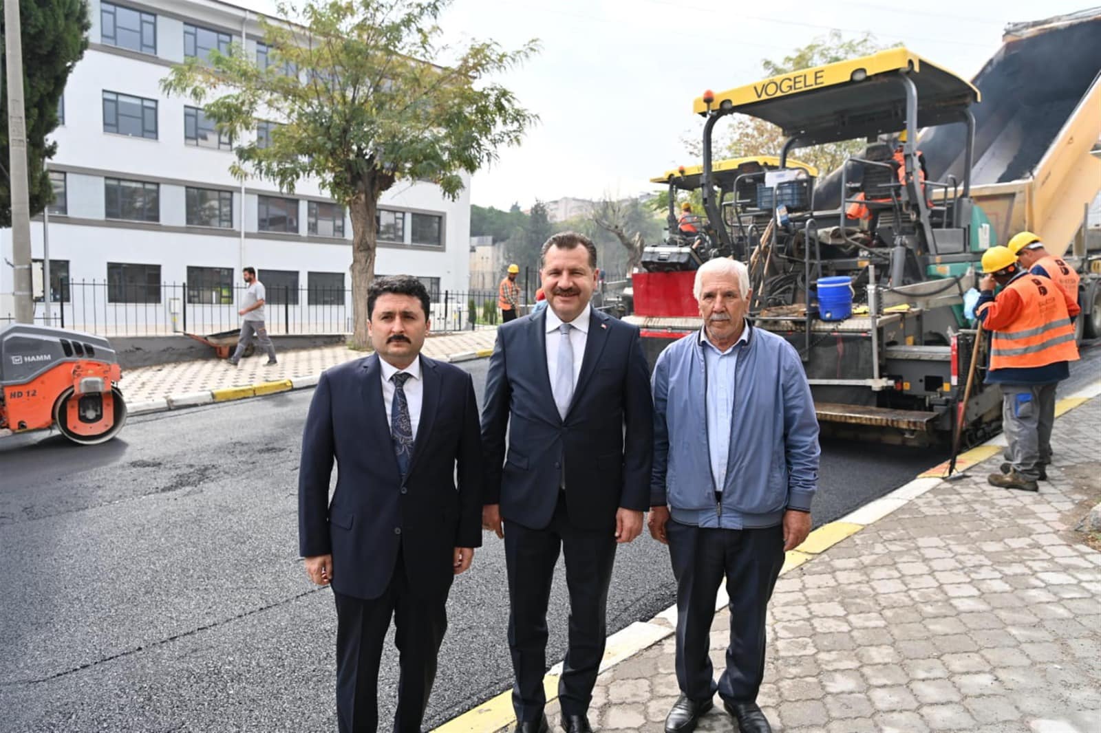 Hastane ile Baruthane Caddesi’ne sıcak asfalt