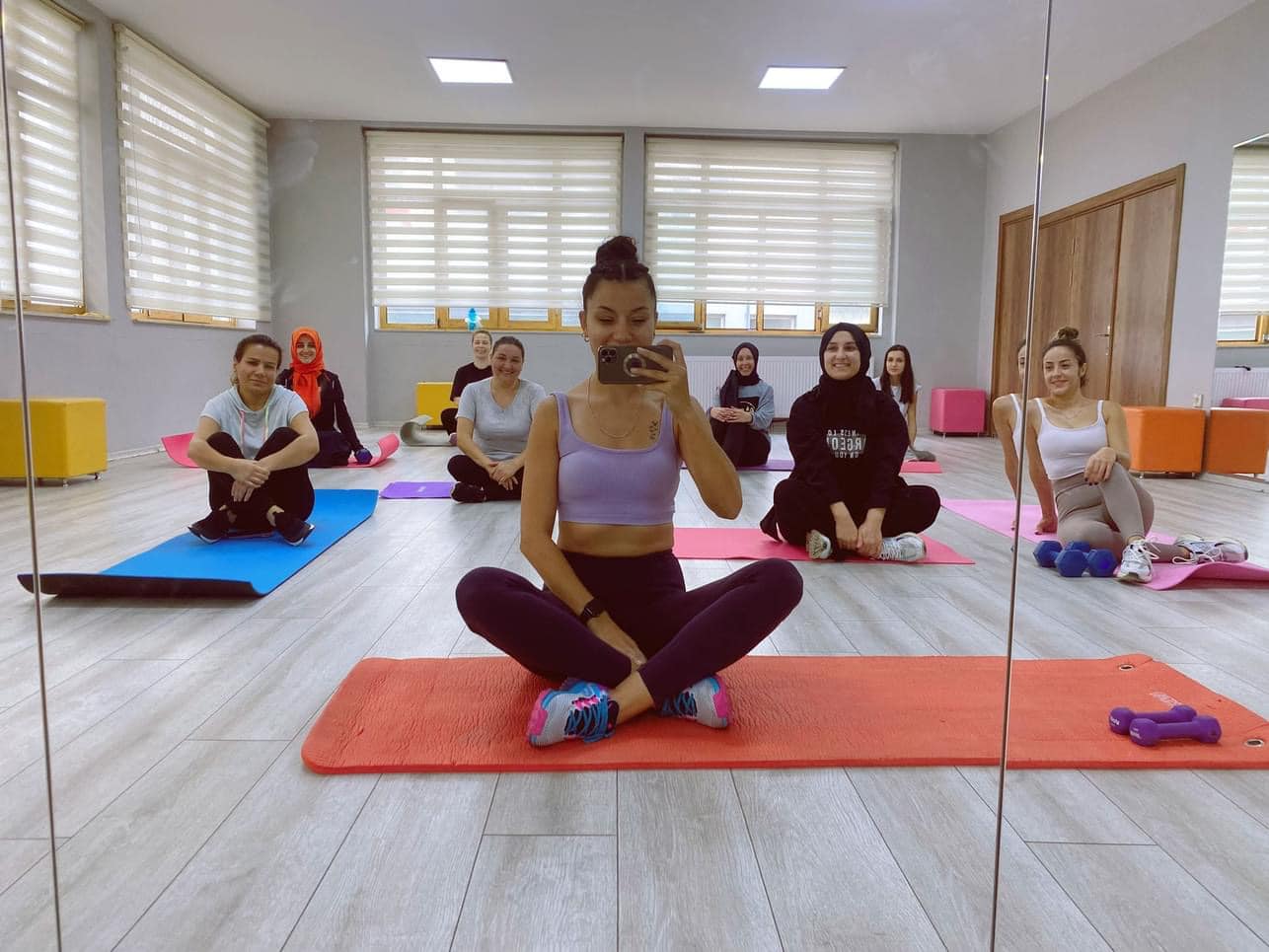 Pilates kurslarına yoğun ilgi